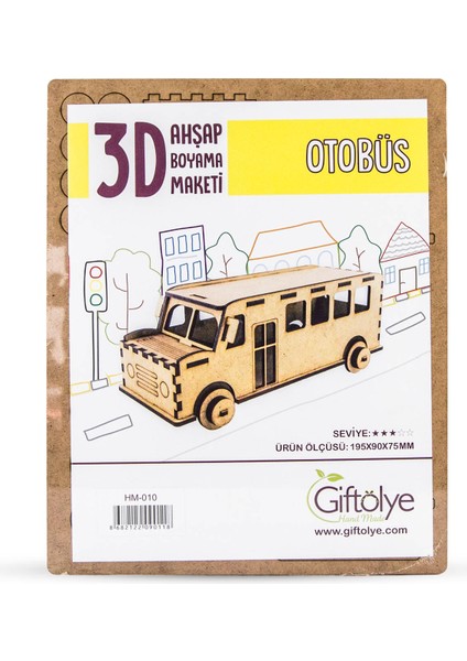 Ahşap Otobüs Maketi
