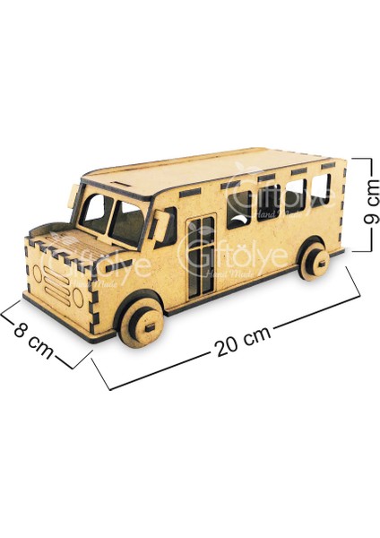 Ahşap Otobüs Maketi modelleri