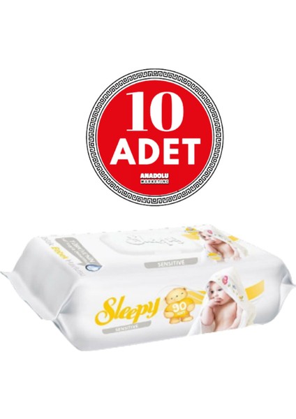Sensitive Islak Mendil 90'lı x 10 Adet