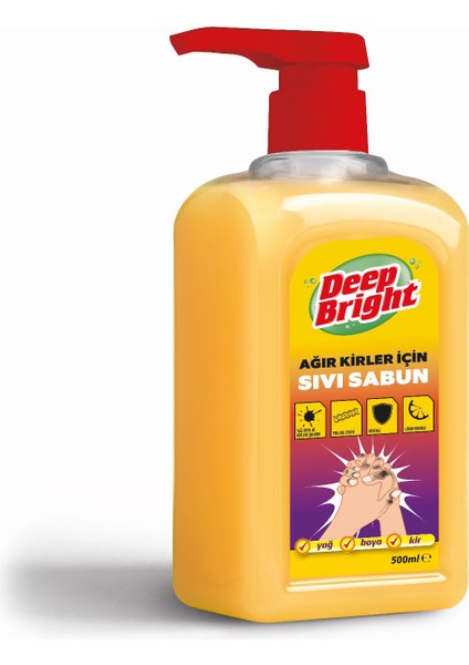 Ağır Kir Temizleyici Sıvı Sabun 500 ml