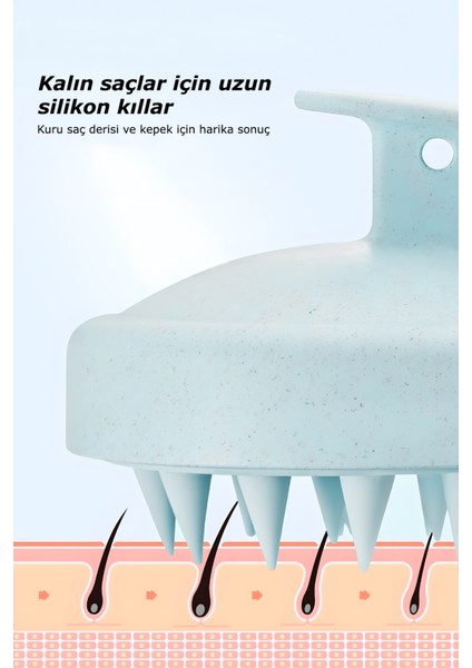 Professional Duş Tarağı Yumuşak Silikon Saç Yıkama&saç Derisi Masaj Tarağı fırsatları