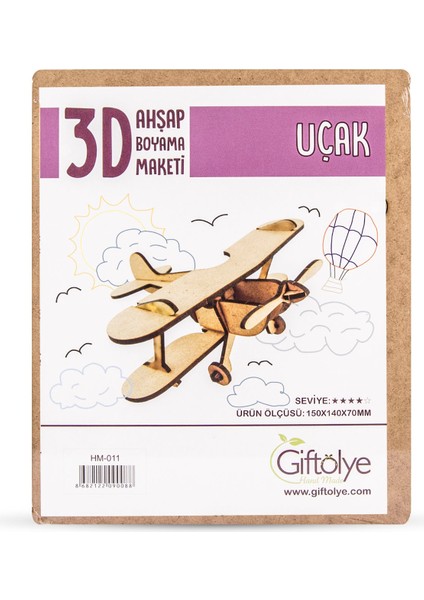 Ahşap Uçak Maketi