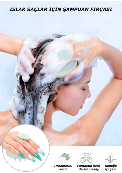 Professional Duş Tarağı Yumuşak Silikon Saç Yıkama&saç Derisi Masaj Tarağı fiyatları