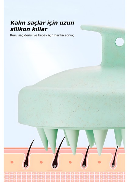 Professional Duş Tarağı Yumuşak Silikon Saç Yıkama&saç Derisi Masaj Tarağı indirimleri