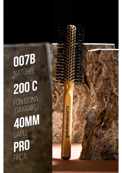 Professional 007M Natürel Erkek Saç Fırçası fiyatları