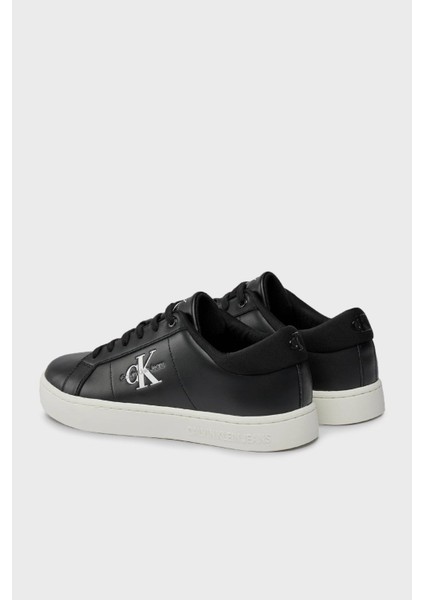 Calvin Klein Logolu Deri Sneaker Ayakkabı YM0YM008640GM Erkek Ayakkabı YM0YM00864 0gm