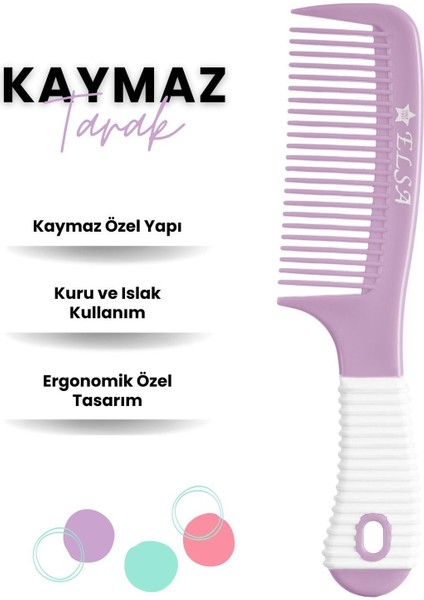 Professional 2x Tarak (Geniş Yüzeyli ve Kaymaz)