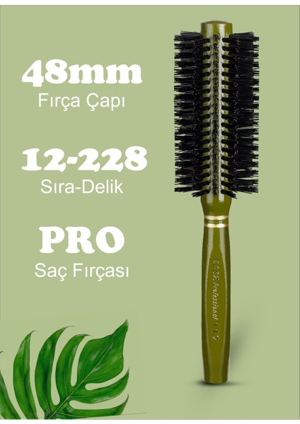 Professional 2'li Yeşil Saç Fırçası fırsatları