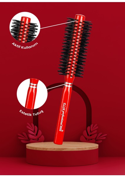 Professional 2002 Kırmızı Saç Fırçası fiyatları