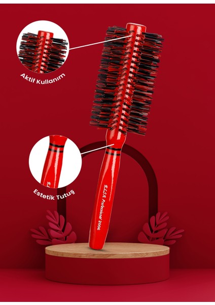 Professional 2006 Kırmızı Saç Fırçası fiyatları