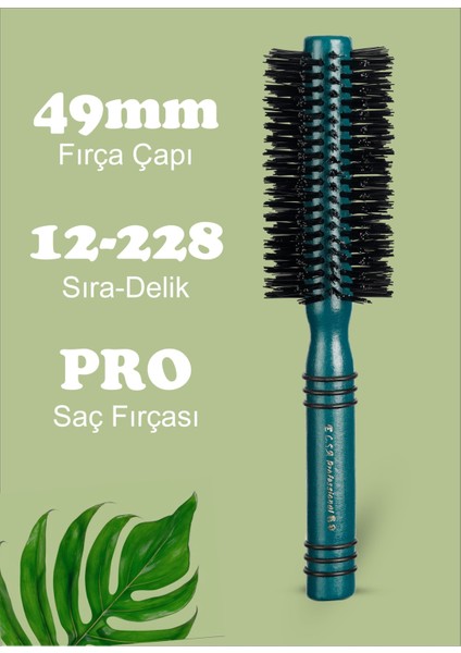 Professional 0.68 Yeşil Saç Fırçası