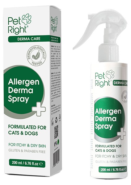 ® Allergen Derma Spray - Kedi Köpekler Için Allergen ve Mantar Spreyi