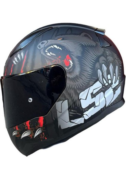 Rapıd 2 Clawn Mat Siyah-Gri-Kırmızı Kask fiyatları