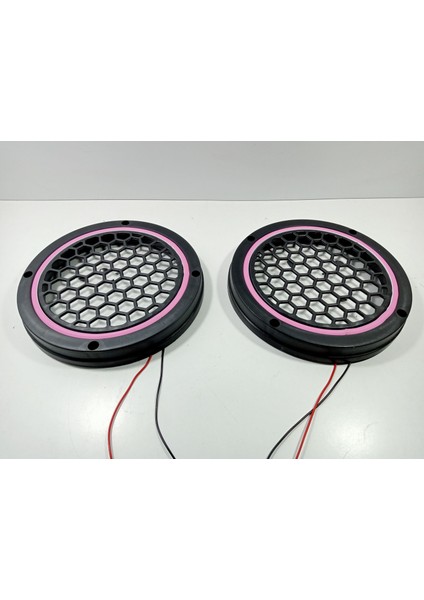 Işıklı Hoparlör Kapağı 20CM – Mor Renkte 20CM Midrange Kapak – 1 Takım