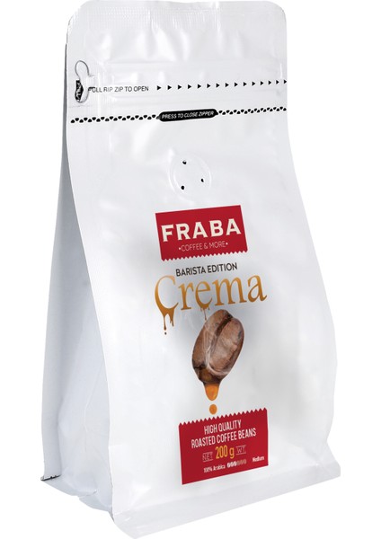 Fraba Caffè Crema Barista Edition Espresso Çekirdek Kahve 200 gr