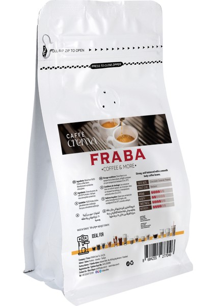 Fraba Caffè Crema Barista Edition Espresso Çekirdek Kahve 200 gr fiyatları