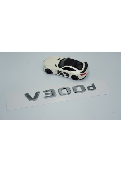 V 300D Bagaj Krom Abs 3m 3D Yazı Logo Benz Ile Uyumlu