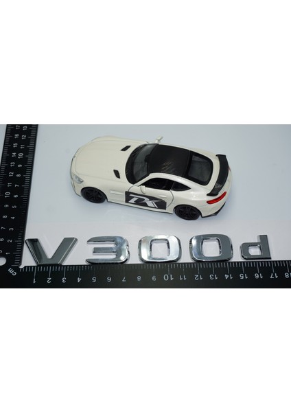 V 300D Bagaj Krom Abs 3m 3D Yazı Logo Benz Ile Uyumlu modelleri
