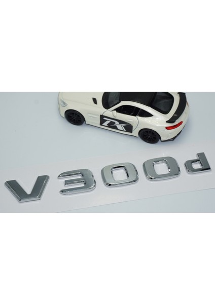 V 300D Bagaj Krom Abs 3m 3D Yazı Logo Benz Ile Uyumlu fırsatları
