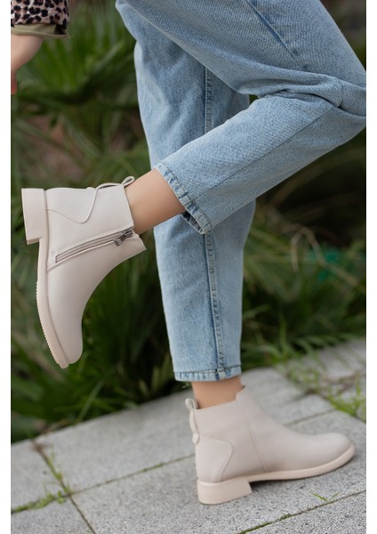 D404 Garantili Soğuk Geçirmez Kışlık Kadın Bot & Bootie