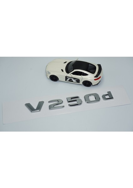 V 250D Bagaj Krom Abs 3m 3D Yazı Logo Benz Ile Uyumlu