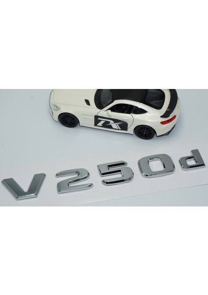 V 250D Bagaj Krom Abs 3m 3D Yazı Logo Benz Ile Uyumlu modelleri