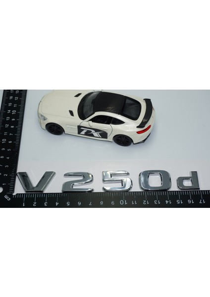 V 250D Bagaj Krom Abs 3m 3D Yazı Logo Benz Ile Uyumlu fırsatları