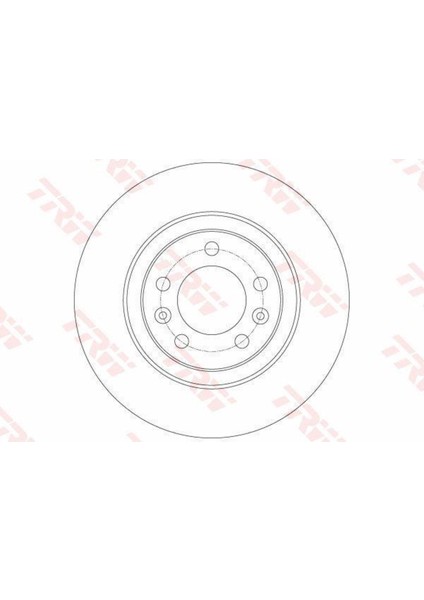 DF6134 Fren Dıskı Arka 508 10- Düz 289,7MM