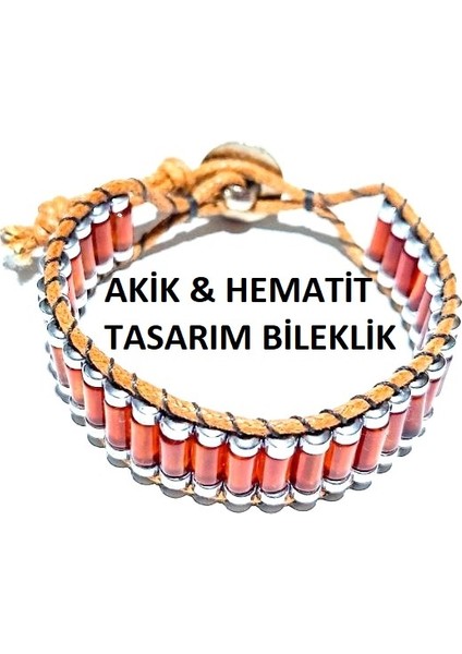 Akik Doğal Taş Bileklik