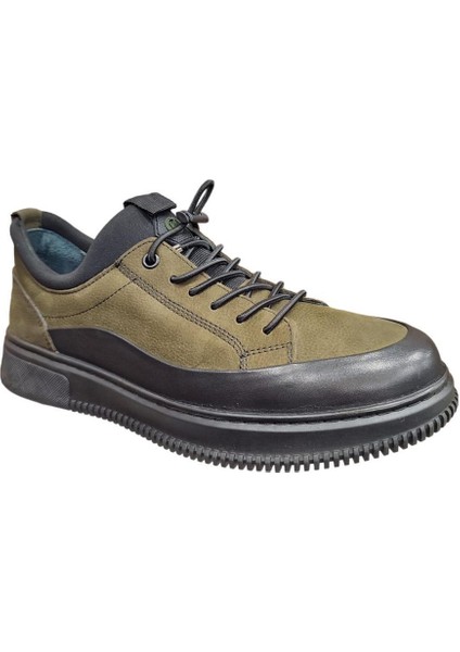 3K1232 Yüksek Taban Deri Genç Erkek Ayakkabı