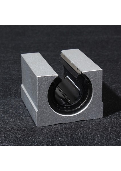 SBR25UU Lineer Bilyalı Rulman Kaydırma Ünitesi, 25MM Delik Çapı Lineer Hafif Rulman Kılavuz Rayı Silindirik Alüminyum Braket (Yurt Dışından)