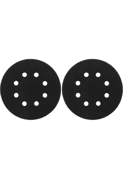 2 Adet 5 Inç (125MM) 8 Delikli Yumuşak Sünger Arayüz Pedi Zımpara Pedleri ve Pürüzlü Yüzey Parlatma Için Cırt Cırt Zımpara Diskleri (Yurt Dışından)