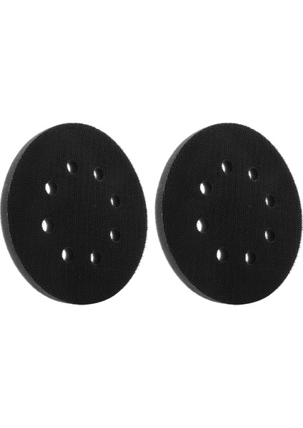 2 Adet 5 Inç (125MM) 8 Delikli Yumuşak Sünger Arayüz Pedi Zımpara Pedleri ve Pürüzlü Yüzey Parlatma Için Cırt Cırt Zımpara Diskleri (Yurt Dışından)