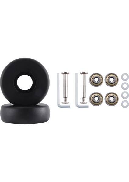 50MM x 18MM Bagaj Bavul Yedek Tekerlekler, Pu Döner Küçük Tekerlekler Karbon Çelik Rulmanlar Tamir Takımları (Yurt Dışından)
