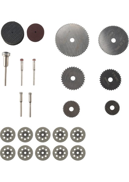 61 Adet Mini Dairesel Testere Bıçağı Seti Reçine Kesme Tekerlekleri Disk Elmas Kesme Bıçağı Metal Kesici Güç Aracı (Yurt Dışından)