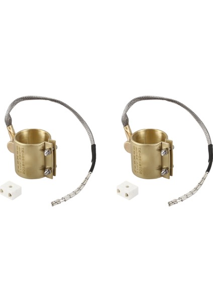 2x 110V 380W 42MM x 50MM Enjeksiyonlu Kalıp Isıtma Elemanları Enjeksiyon Kalıplama Makinesi Için Pirinç Bant Isıtıcı (Yurt Dışından)