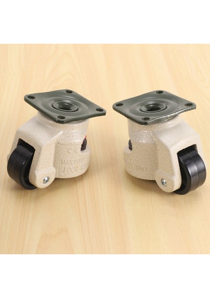 12 Adet Geri Çekilebilir Tesviye Tekerleri Endüstriyel Makine Döner Tekeri Castor Tekerlek Ofis Koltuğu Arabası 330 Lbs (Yurt Dışından)