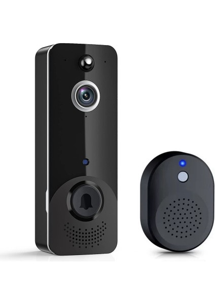Kapı Zili Kamerası Kablosuz, Wifi Görüntülü Kapı Zili, Akıllı Insan Algılama, Gece Görüşü, Bulut Depolama, Gerçek Zamanlı Uyarı B (Yurt Dışından) modelleri