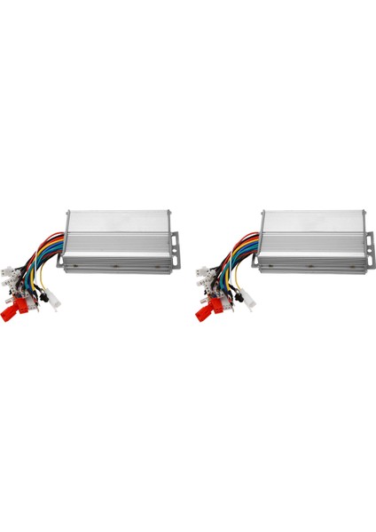2x 48V 500W Fırçasız Kontrol Cihazı, Elektrikli Bisiklet Scooter Için Alüminyum Alaşımlı E-Bisiklet Fırçasız Motor Kontrol Cihazı (Yurt Dışından)