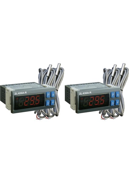 2x ZL-630A-R, RS485 Sıcaklık Kontrol Cihazı, Dijital Soğuk Depo Sıcaklık Kontrol Cihazı, Termostat, Modbus'lu (Yurt Dışından)