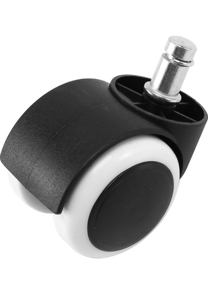 50MM Ofis Koltuğu Makaralı Tekerlekler - 15'li Set - Siyah&beyaz (Yurt Dışından)