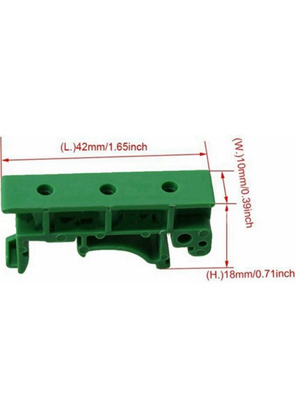 40 Adet Drg-01 Pcb Dın 35 Ray Montaj Montaj Desteği Adaptörü Devre Braketi Tutucu Taşıyıcı Klipler Konnektörler (Yurt Dışından)