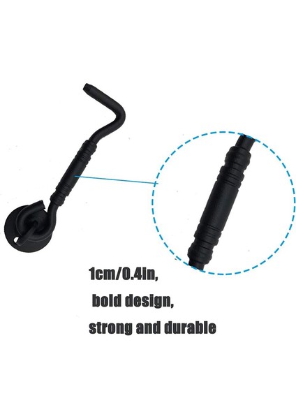 Ahır Kapı Kilidi, Montaj Vidaları ile 4 Inç Paslanmaz Çelik Kapı Kancası ve Göz Mandalı, Sürgülü Kapı Için Kapı Kilit Mandalı (Yurt Dışından) indirimleri