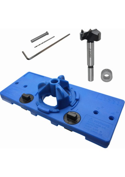 2 Adet 35MM Gizli Menteşe Sondaj Menteşe Delik Testere Jig Delme Kılavuzu Bulucu Delik Açıcı Dolapları Ağaç Işleme Aleti Seti (Yurt Dışından)