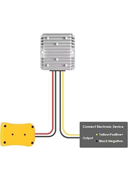 Dewalt 20V Li-Ion, 180W Otomatik Buck Boost Dönüştürücü Regülatörü Için Adım Aşağı Dönüştürücü 20V - 12V Adaptör (Yurt Dışından) fiyatları