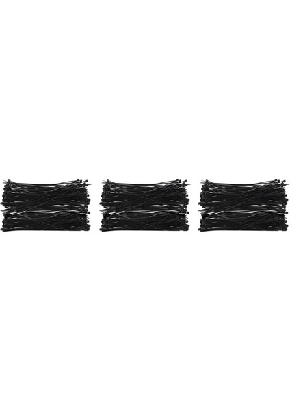 300 Adet 150 x 1.8mm Elektrik Kablo Bağı Sarma Naylon Sabitleme Siyah (Yurt Dışından)