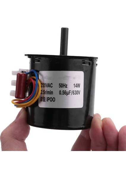 5x 220V Ac Senkron Dişli Motor 60KTYZ 60-Ktyz Kalıcı Mıknatıslı Senkron Dişli Motor 220V 2,5 Rpm (Yurt Dışından)