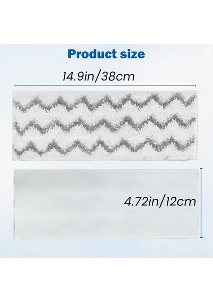 Powermop Için Mop Yedek Pedleri, Power Mop Için Yeniden Kullanılabilir Mop Yedek Pedleri Yedek Başlık 6 Adet (Yurt Dışından) modelleri