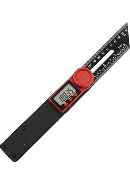 Ağaç Işleme Metal Işleme Inşaatı Için Dijital Gonyometre Ttype Eğim Ölçer ve Iletki 180MM/360° LCD Ekran (Yurt Dışından)