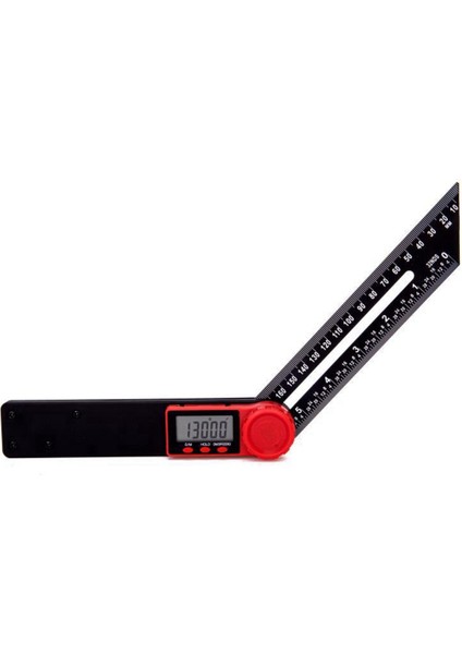 Ağaç Işleme Metal Işleme Inşaatı Için Dijital Gonyometre Ttype Eğim Ölçer ve Iletki 180MM/360° LCD Ekran (Yurt Dışından)